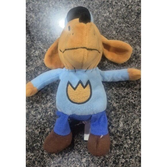 Dog Man Doll 9" Soft Stuffed Plush Lovey Baby Bean Bag Toy Puppy Dav Pilkey RARE - Picture 4 of 6